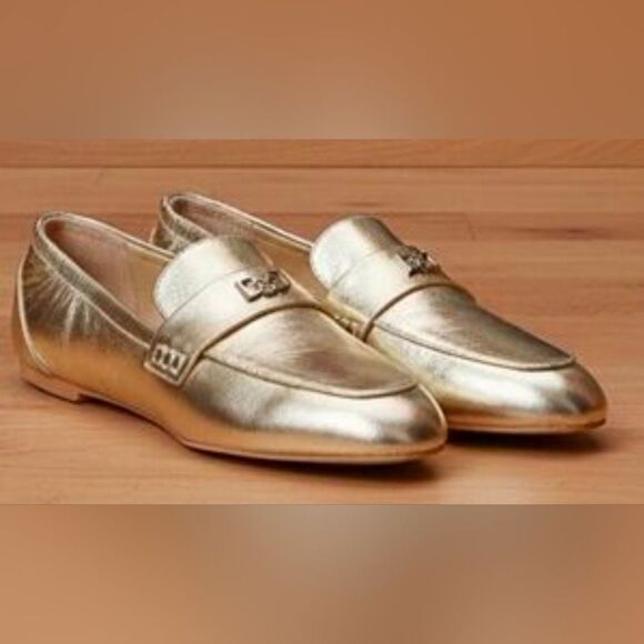 Deltan Shoes - NWT- Women's Deltan Gold Loafers No Box